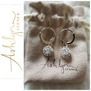 Ashlynn Avenue, Halo Drop Earrings "Laurelai"